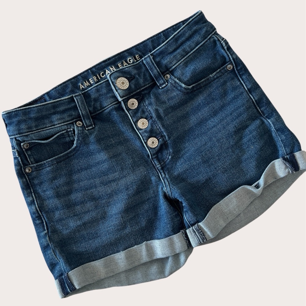 American Eagle Button Fly Jean Shorts